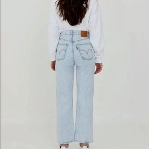 Levi's Ribcage Ankle Jeans 30 Ojai Shore High Rise